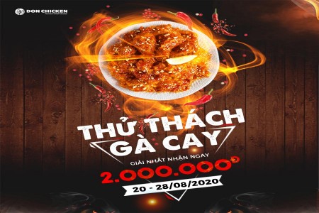 THỬ  THÁCH GÀ CAY - TIỀN THƯỞNG NHẬN NGAY 