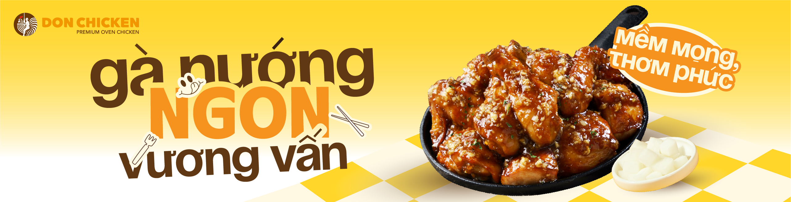 Gà nướng ngon vương vấn